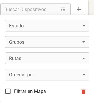 Filtro de Mapa